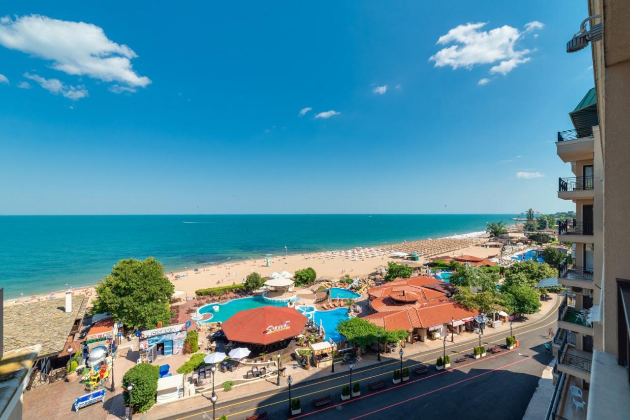 Admiral Amazing Sea View Apartment Golden Sands Bagian luar foto