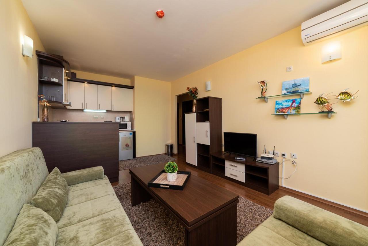 Admiral Amazing Sea View Apartment Golden Sands Bagian luar foto
