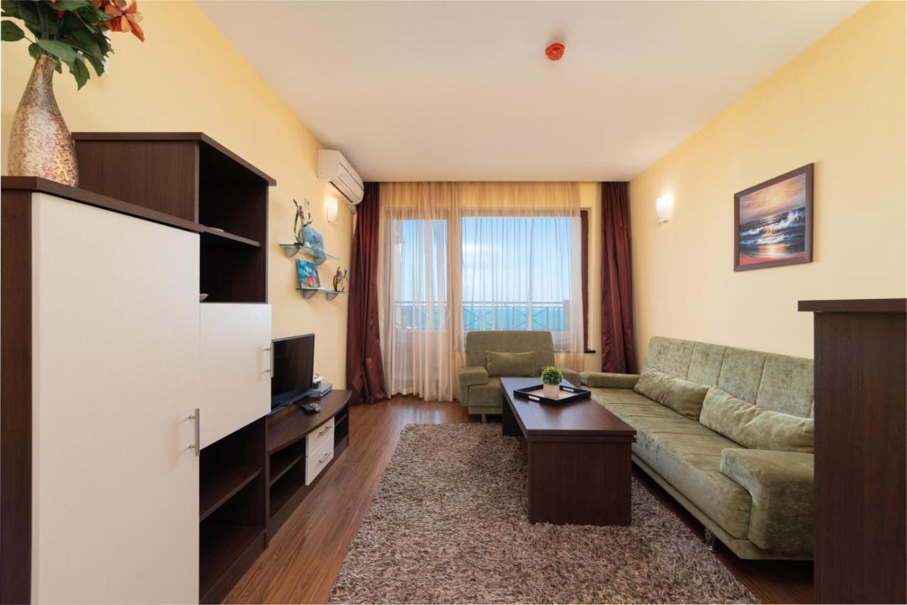 Admiral Amazing Sea View Apartment Golden Sands Bagian luar foto